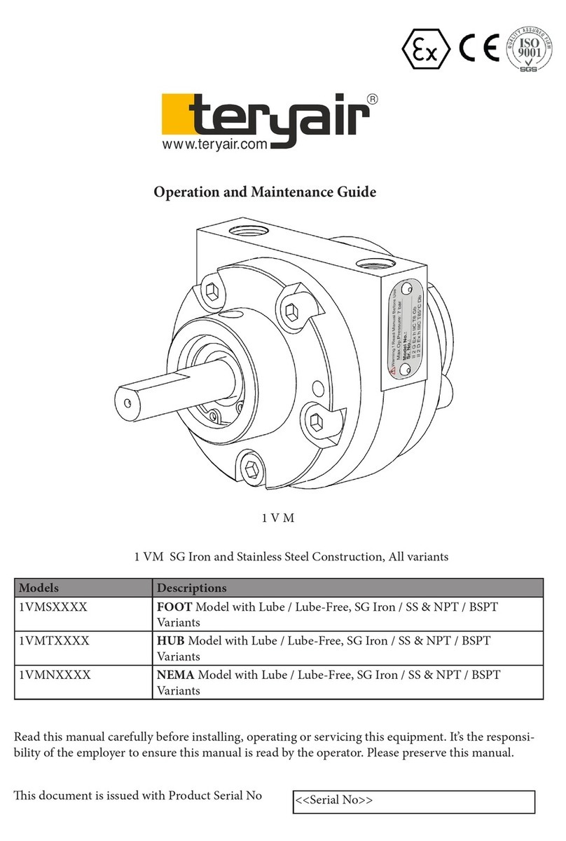 Teryair 1VMS Series Operation and maintenance guide