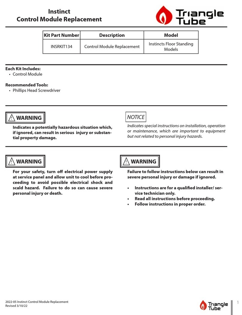 TriangleTube Instinct INSRKIT134 Use and care manual