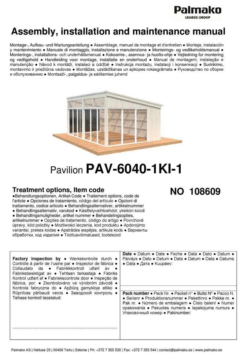 Lemeks Palmako NOVA PAV-6040-1KI-1 Assembly, installation and maintenance manual Lemeks Palmako NOVA PAV-6040-1KI-1 Assembly, installation and maintenance manual