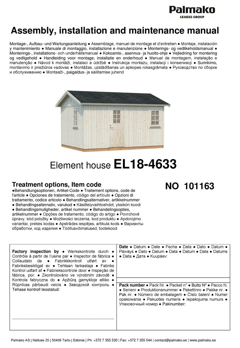 Lemeks PALMAKO Hedwig EL18-4633 Assembly, installation and maintenance manual Lemeks PALMAKO Hedwig EL18-4633 Assembly, installation and maintenance manual