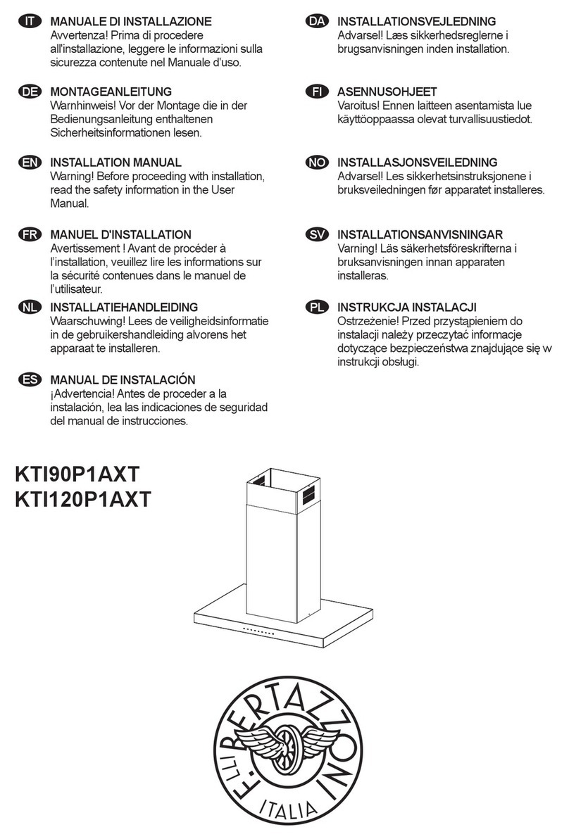Bertazzoni KTI90P1AXT User manual