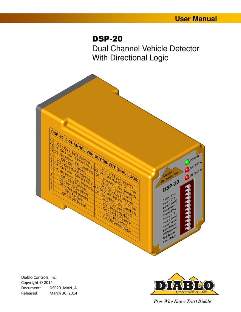 Diablo DSP-20-LV User manual