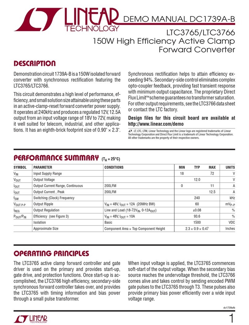 Linear Technology DC1739A-B Quick setup guide