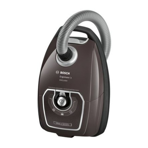 Bosch Ergomaxx x BGL7 Series instruction manual