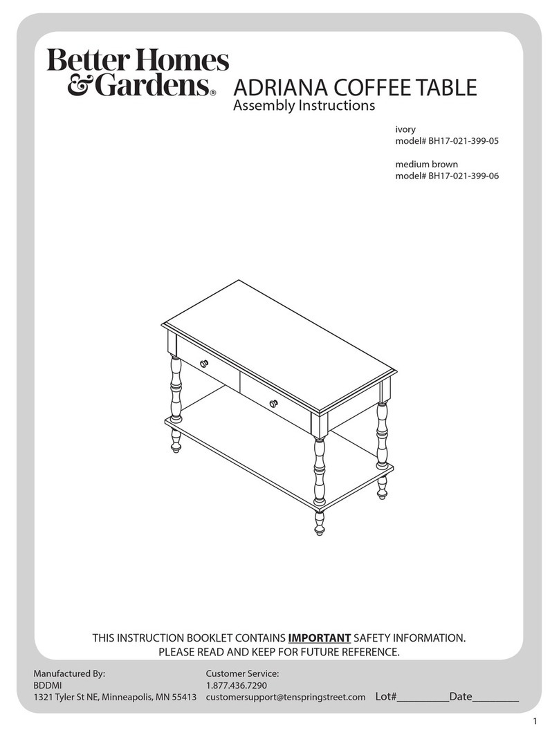 Better Homes and Gardens ADRIANA BH17-021-399-05 User manual