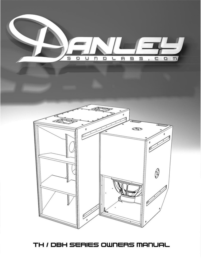 Danley DBH Series User manual
