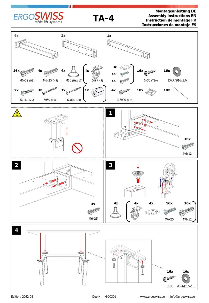 Ergoswiss TA-4 User manual