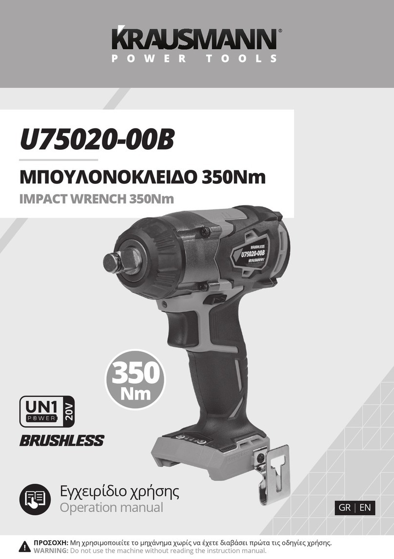 KRAUSMANN U75020-00B Operation manual