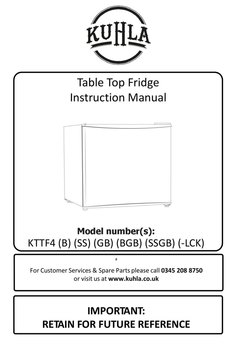 Kühla KTTF4 instruction manual