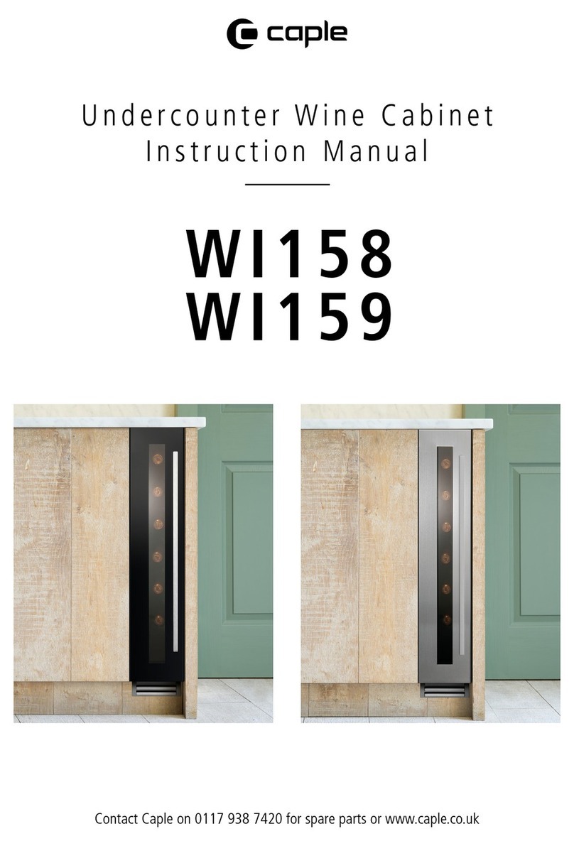 Caple WI158 User manual