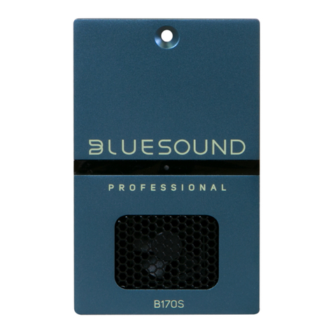 Bluesound Professional B170S User manual