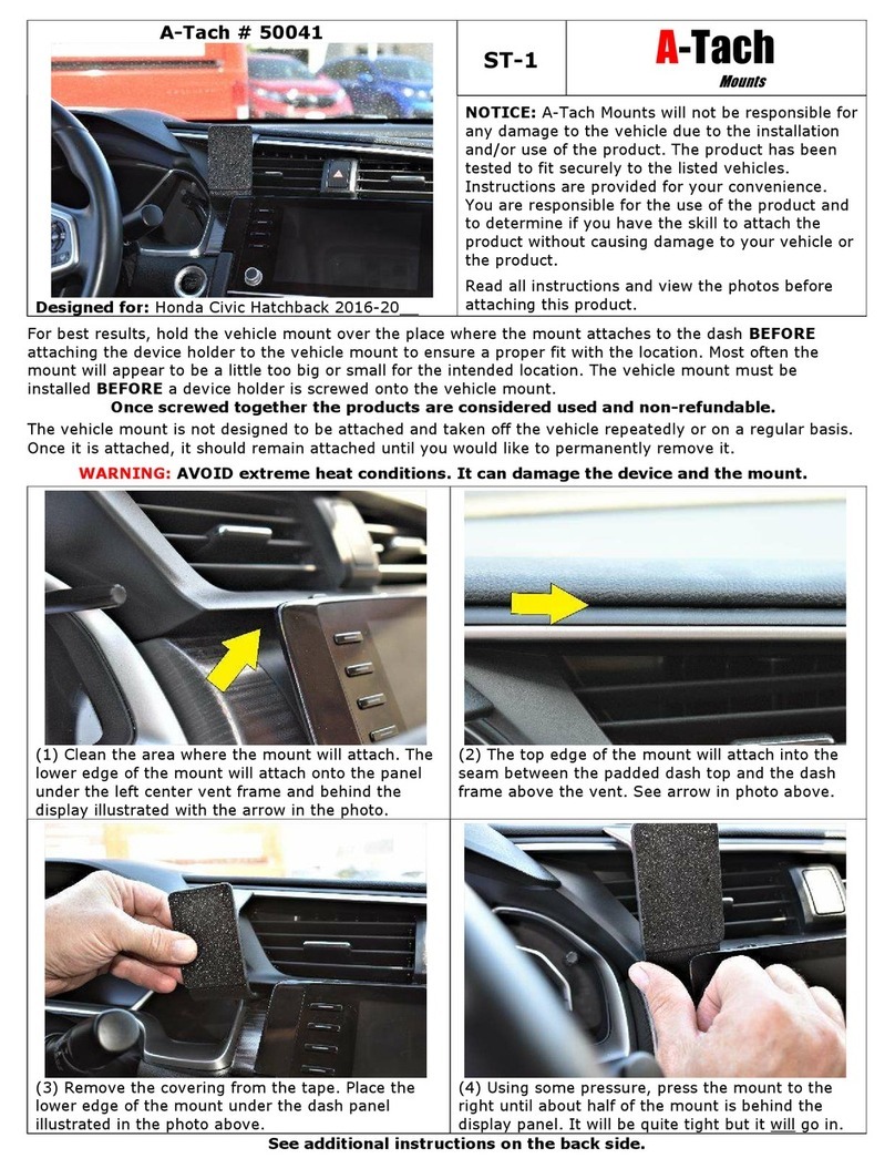 A-Tach Mounts ST-1 User manual