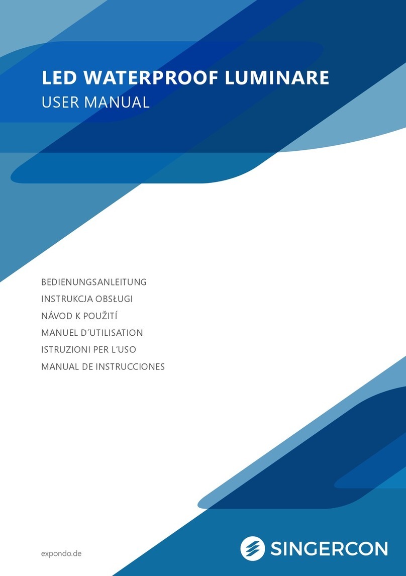 Singercon WIE-LED-80L user manual