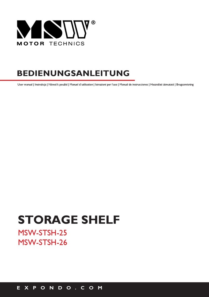 MSW MSW-STSH-25 user manual