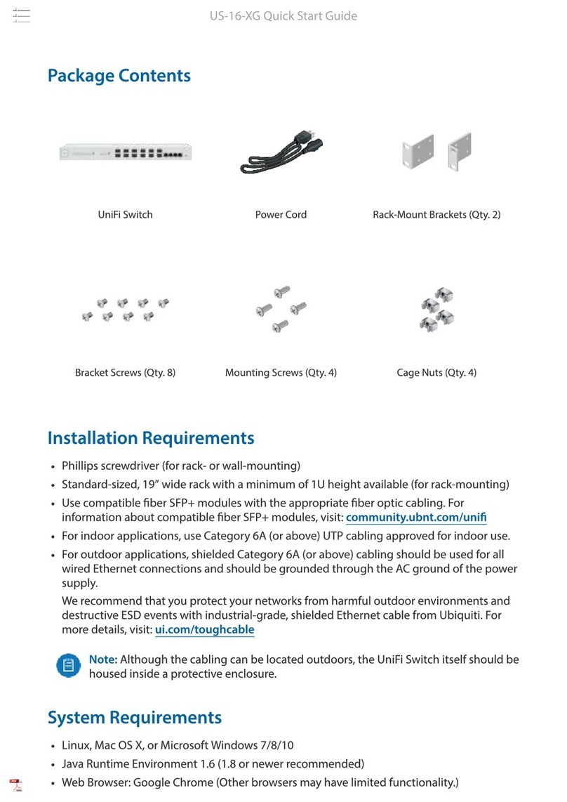 Ubiquiti US-16-XG quick start guide