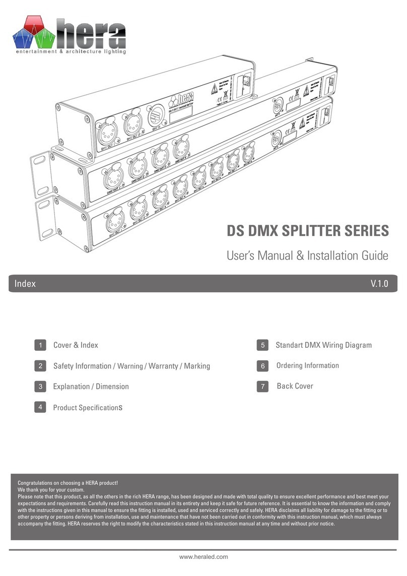 HERA DS Series Installation and operating instructions