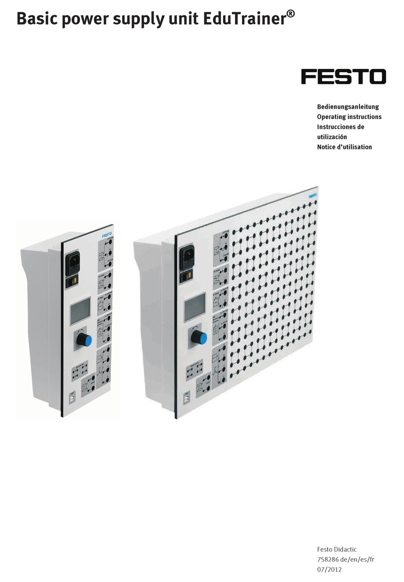 Festo EduTrainer 567321 User manual