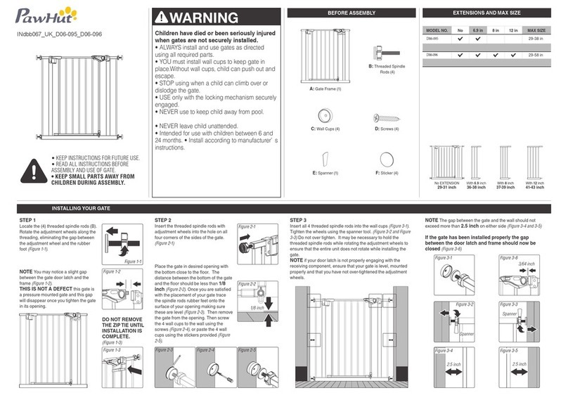PawHut D06-095 User manual PawHut D06-095 User manual