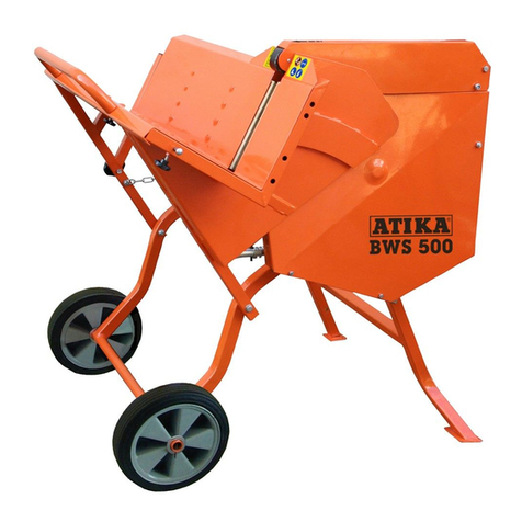 ATIKA BWS 500 User manual