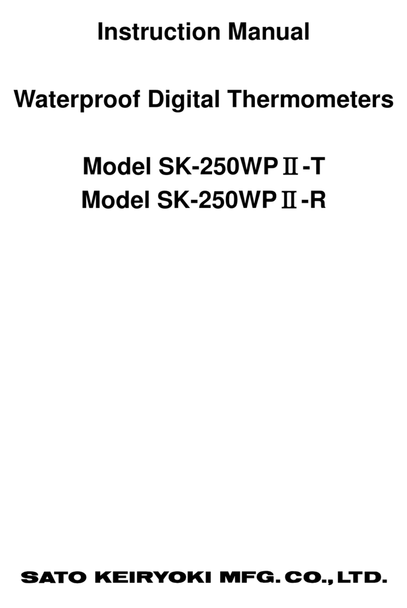 SATO KEIRYOKI SK-250WP II Series User manual