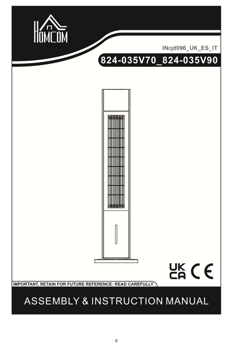 HOMCOM 824-035V70 Installation guide