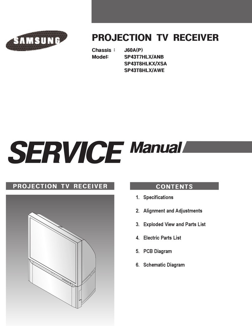 Samsung SP43T7HLX Service manual