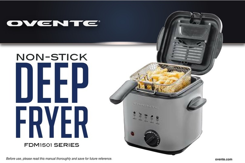 Ovente FDM1501 Series manual