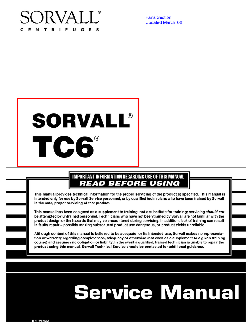 Sorvall TC6 User manual