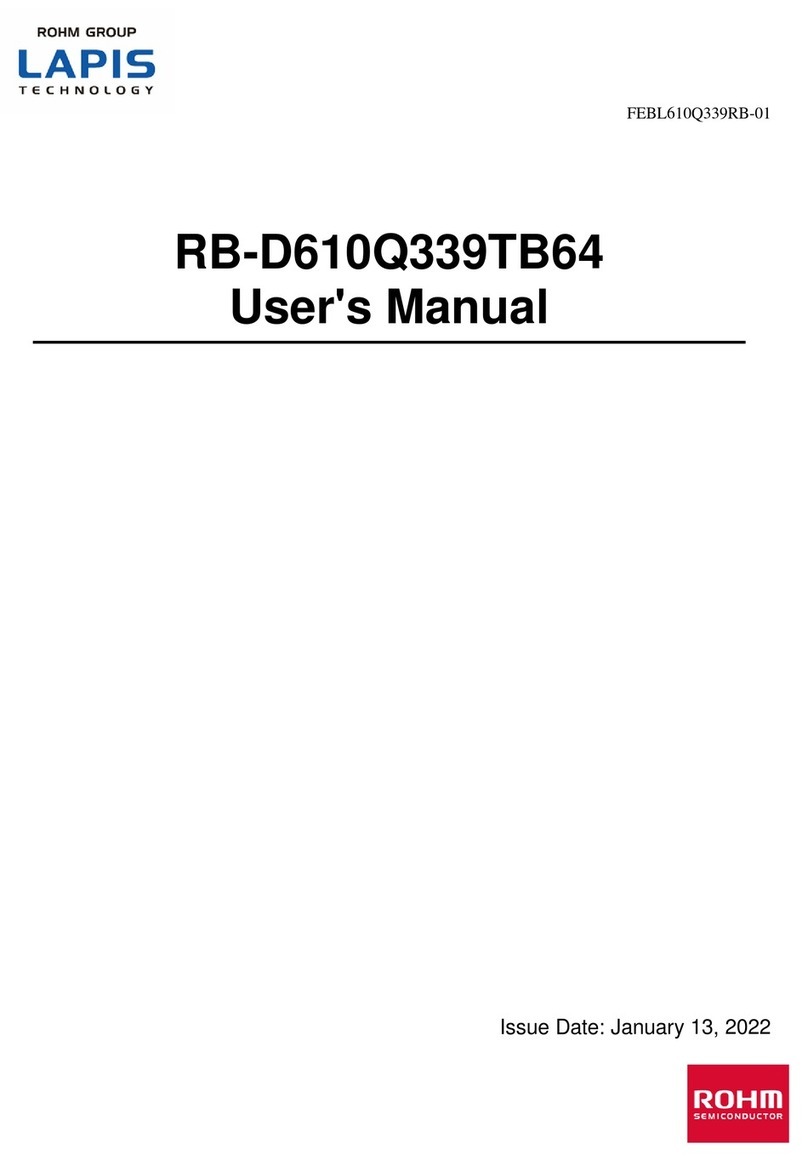 Rohm LAPIS Technology RB-D610Q339TB64 user manual