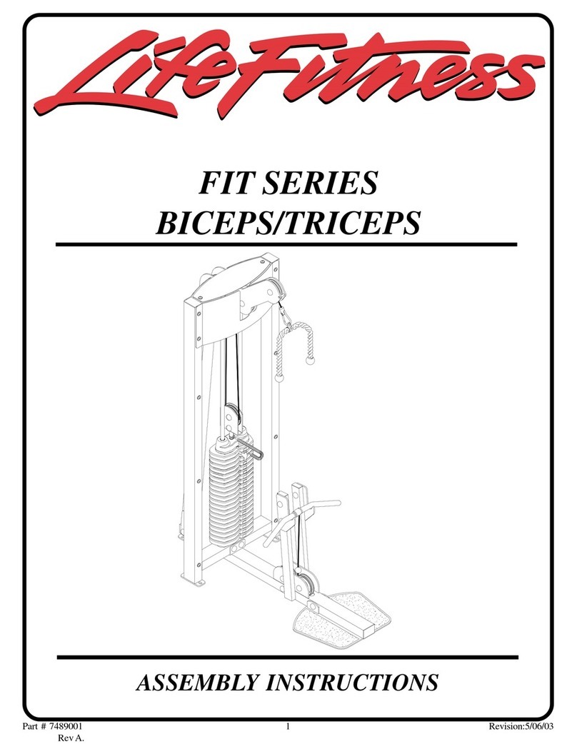Life Fitness FIT SERIES Assembly instructions
