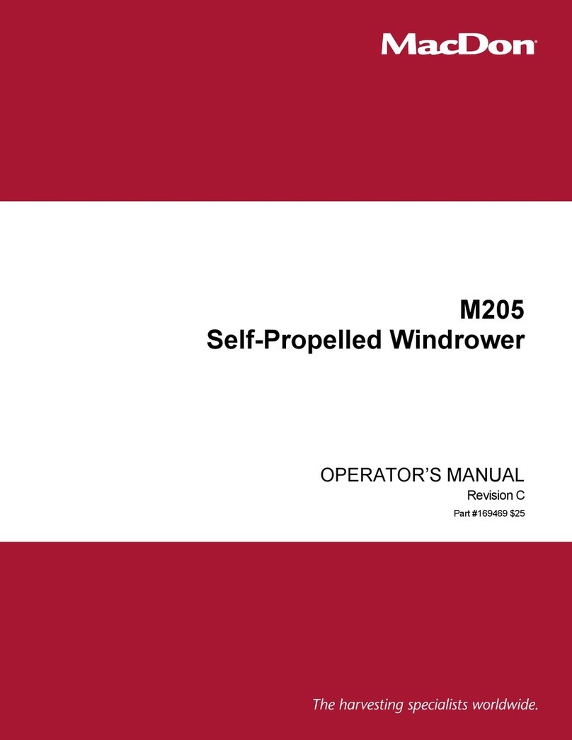 MacDon M205 2010 Operator's manual
