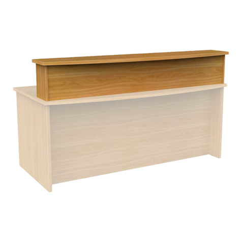 Knight Ergoplan Reception Hutch User manual