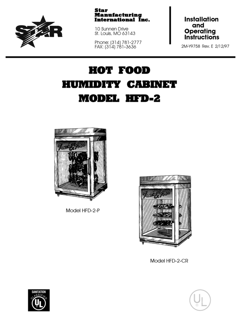 Star HFD-2-P Installation and operating instructions