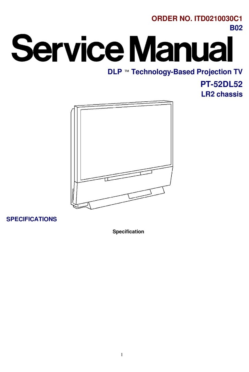 Panasonic PT-52DL52 User manual