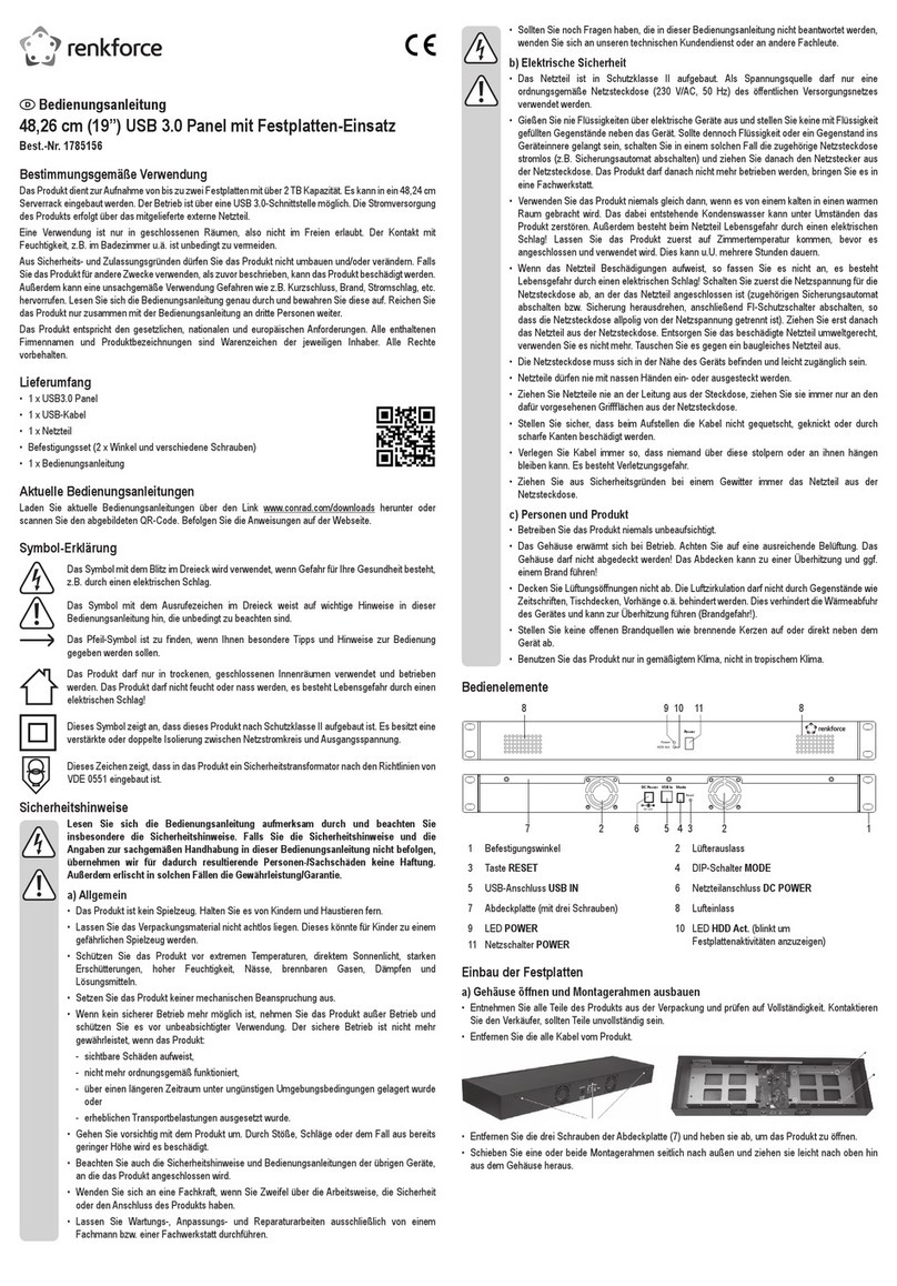 Renkforce 1785156 operating instructions