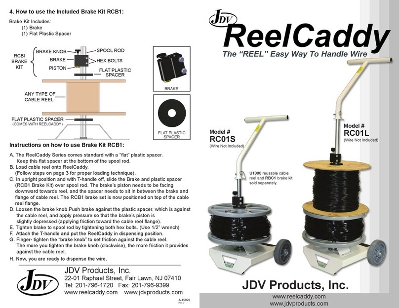 JDV ReelCaddy RC01S User manual