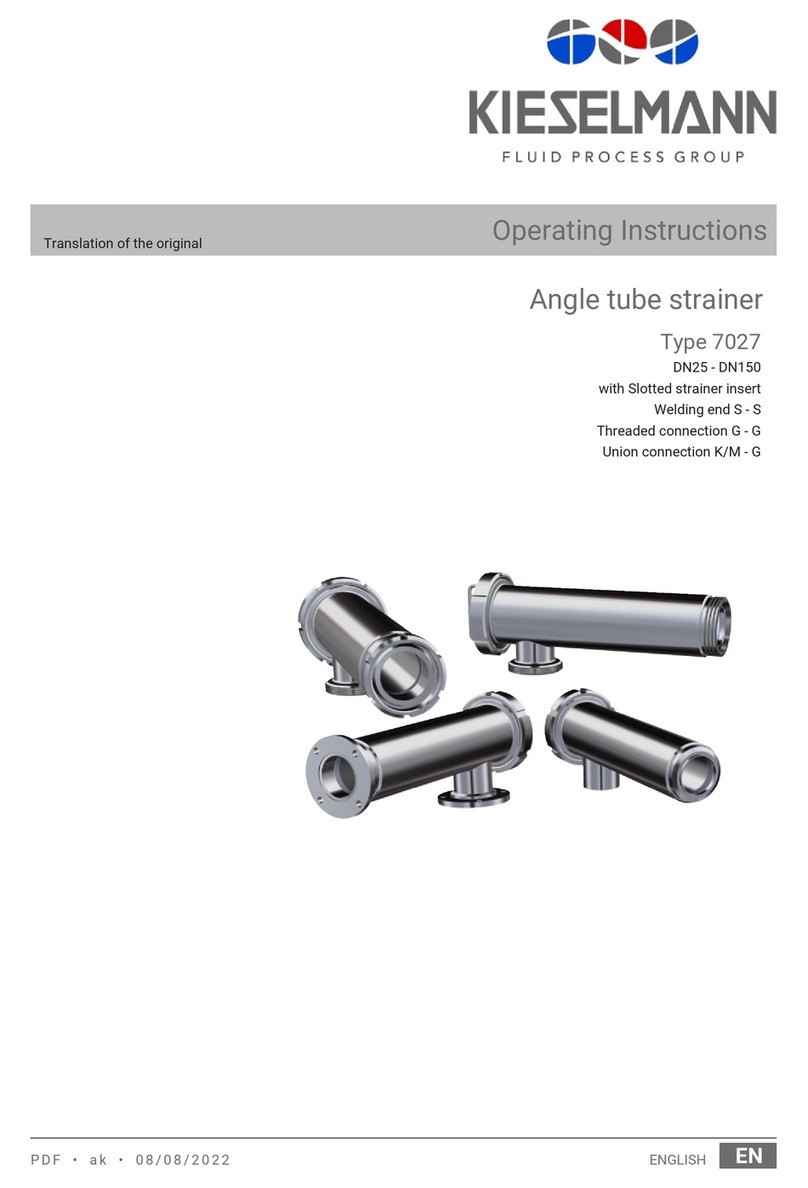 KIESELMANN DN 25 operating instructions