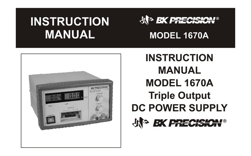 B+K precision 1670A User manual
