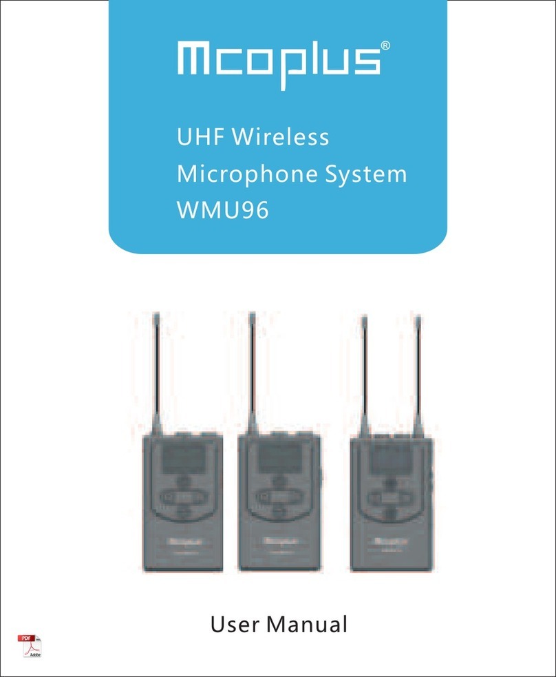 Mcoplus WMU96 user manual