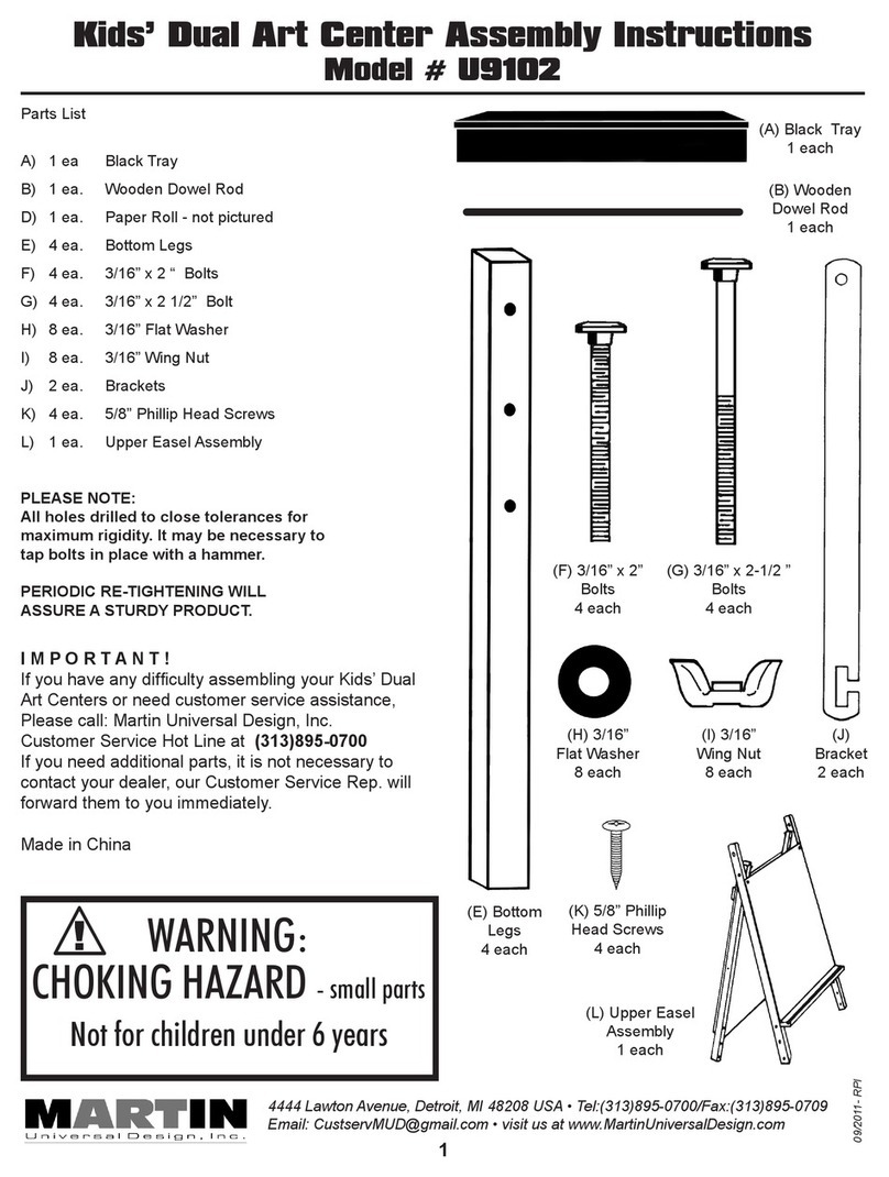 Martin Universal Design U9102 User manual Martin Universal Design U9102 User manual