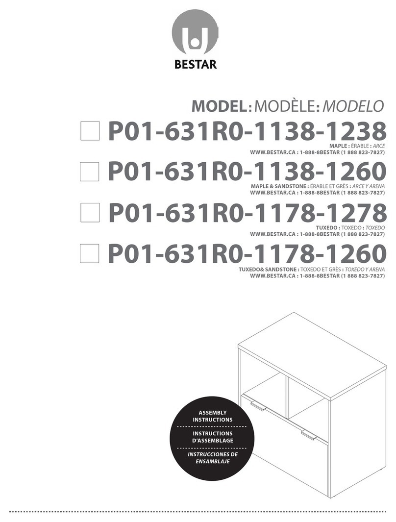 Bestar P01-631R0-1138-1238 User manual