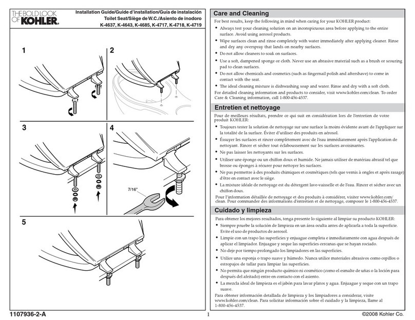 Kohler K-4637 installation guide