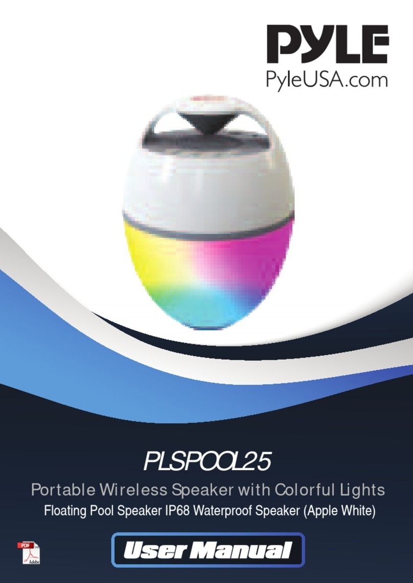 Pyle PLSPOOL25 User manual