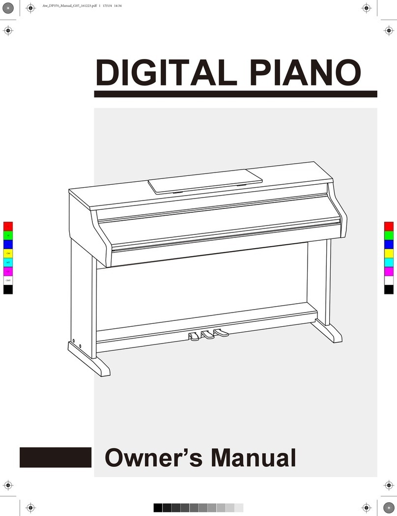 Medeli DP370 User manual Medeli DP370 User manual