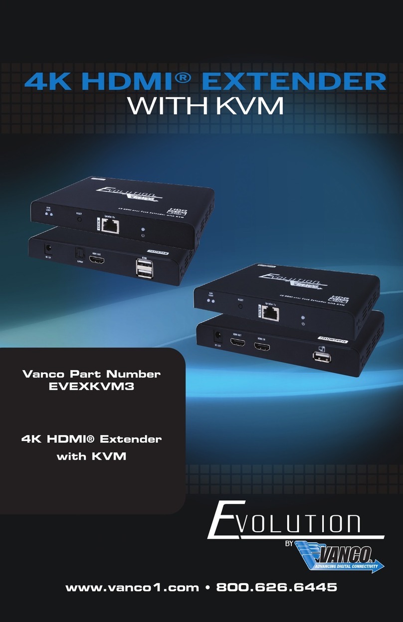 Vanco Evolution EVEXKVM3 manual