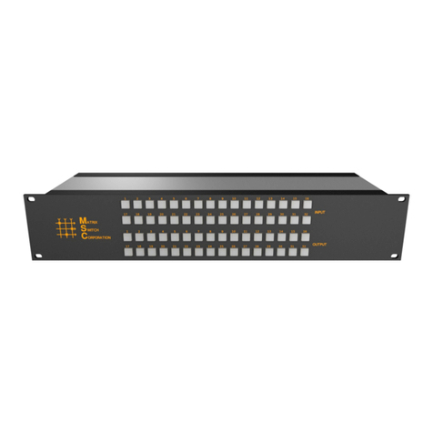 Matrix Switch Corporation MSC-2HD2416L product manual