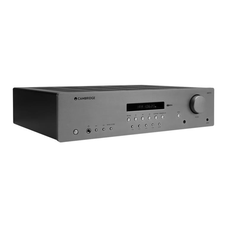 Cambridge Audio AXR100D manual