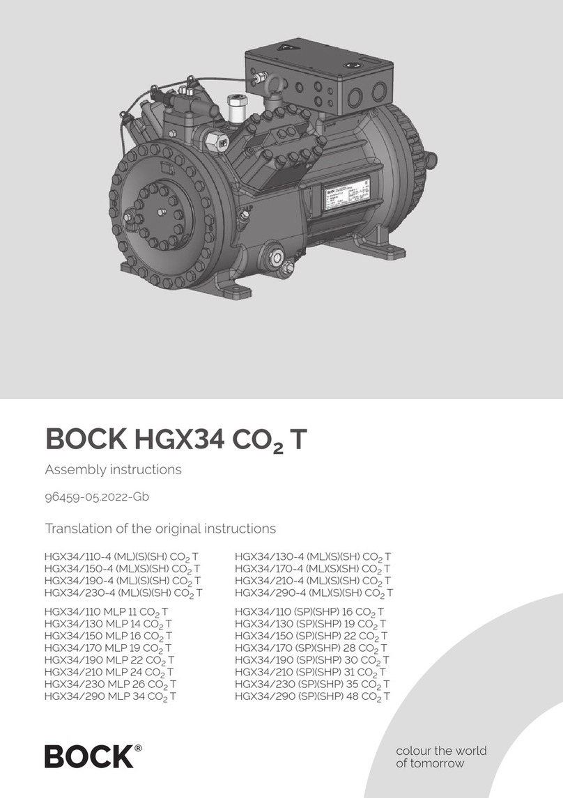 BOCK HGX34 CO2 T User manual