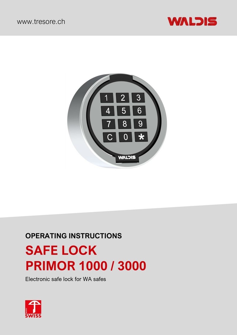 WALDIS PRIMOR 1000 operating instructions