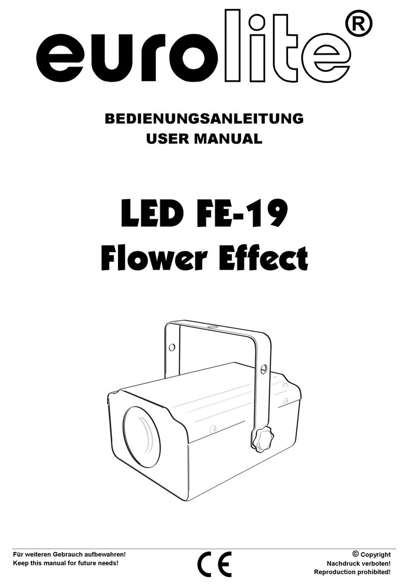 EuroLite LED FE-19 Flower Effect user manual